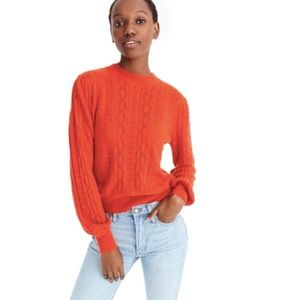J. Crew Demylee pouf wool sweater XS